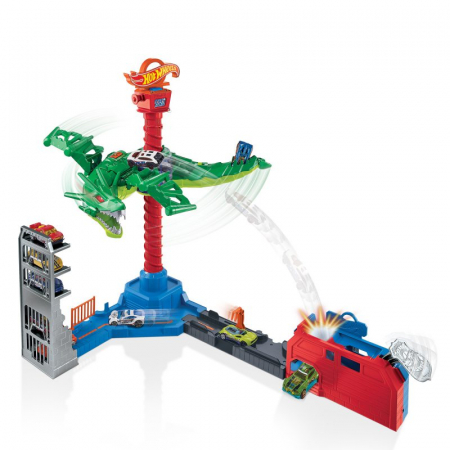 Hot Wheels Atak Smoka Zestaw z Napędem Auta GJL13